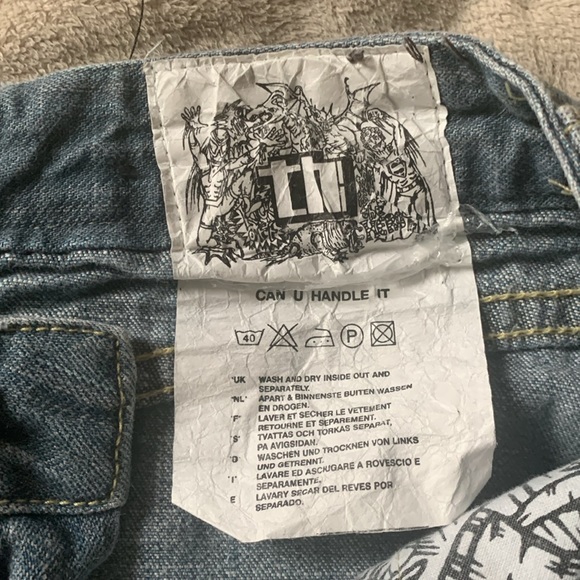 Two percent homme, denim mini skirt, y2k - Picture 5 of 8